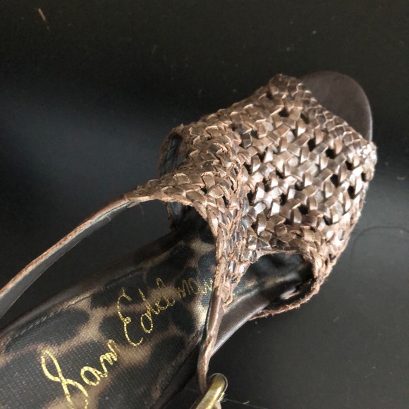 Sam Edelman•Kasi• Woven Leather Wedge Sandals - Picture 4 of 5